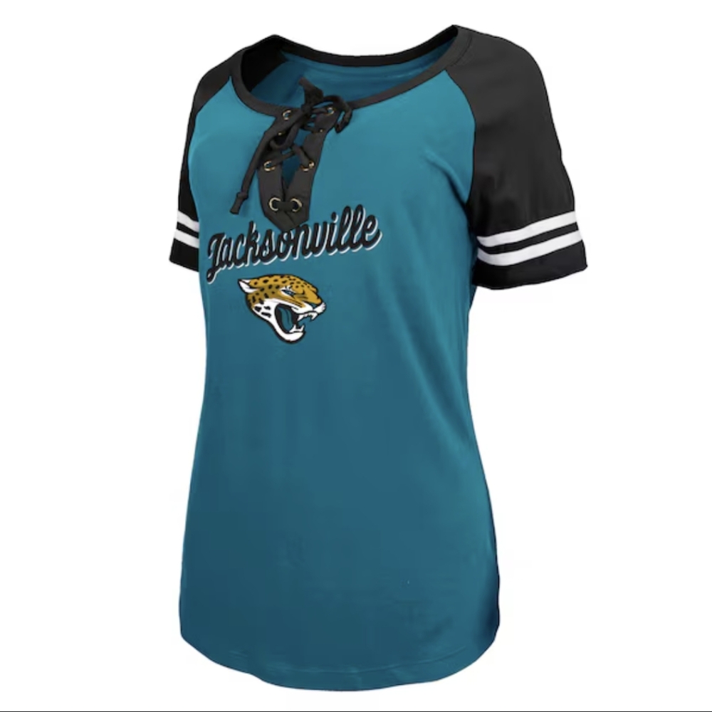 SOLD Ladies NFL Jacksonville Jaguars Officially Licensed Tee sz L - Picture 1 of 4